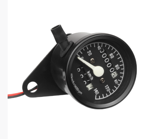 Tachometer for motorcycle LED retro pointer mechanical Trip Zero