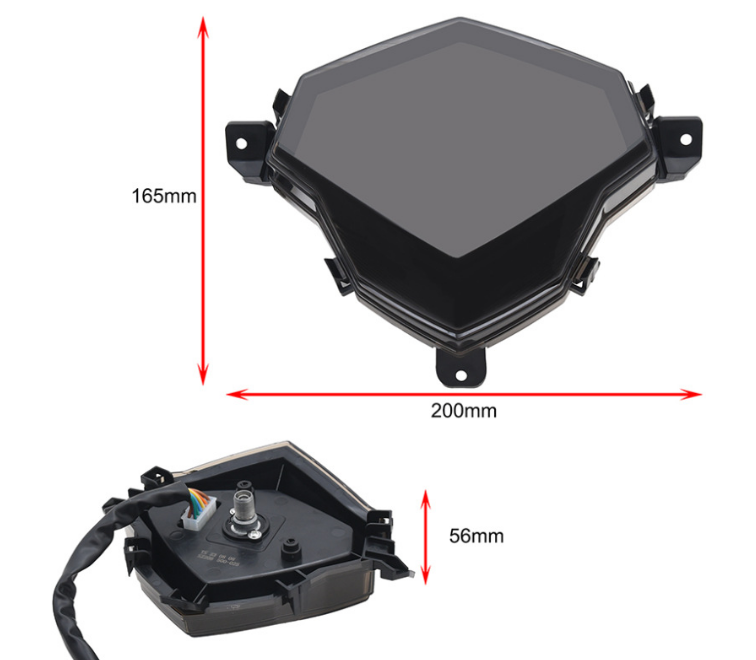 Yamaha Mio i 125 & M3 LED Dashboard | Best Selling Scooter Electronic Meter for Philippines & Indonesia