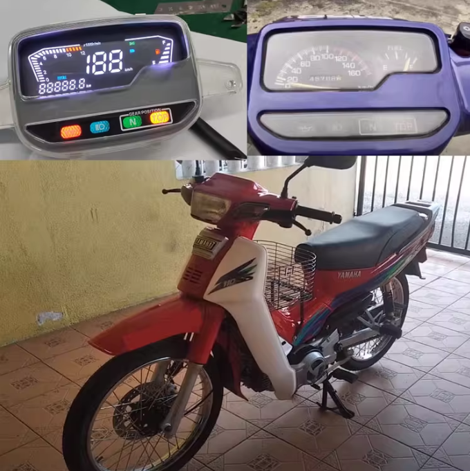 Yamaha CRYPTON & Y110SS Electronic Meter Assembly | for R105, Fizr, Storm SS2 - OEM Dashboard