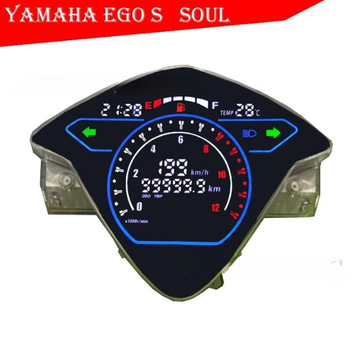 Yamaha Ego Soul Scooter Digital Meter Full Set - Top Selling OEM Dashboard for Southeast Asia Women's Motorcycles