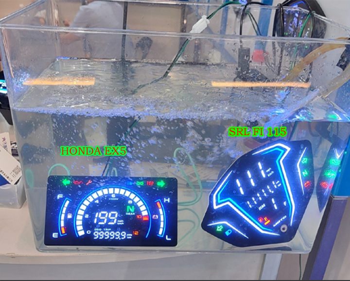 SRL115 FI & Lagenda 115Z Scooter Digital Dashboard - 12V LCD Gauge Assembly for Thailand, Malaysia, Indonesia Export