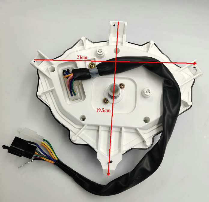SRL115 FI & Lagenda 115Z Scooter Digital Dashboard - 12V LCD Gauge Assembly for Thailand, Malaysia, Indonesia Export