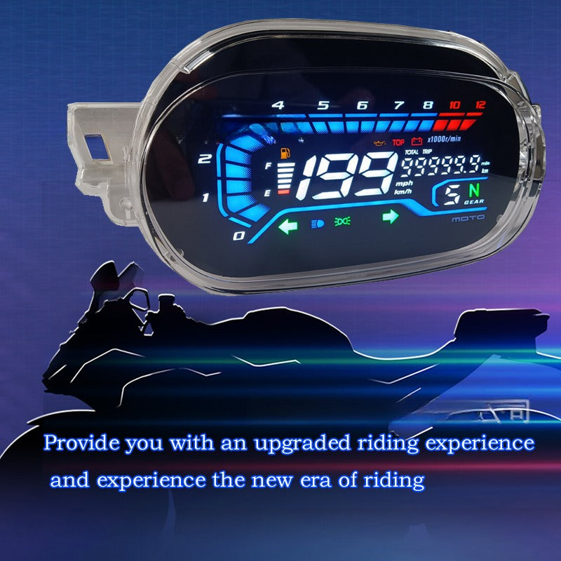 YAMAHA Y125Z Y125ZR Digital Speedometer | CUB100 Electronic Meter Assembly - OEM Replacement