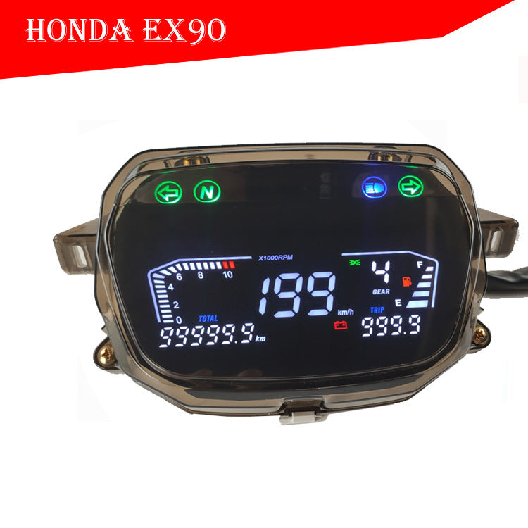 Universal Dayang 100 Motorcycle Meter Fits Honda EX90 | Tachometer Dashboard Assembly for Southeast Asia Export