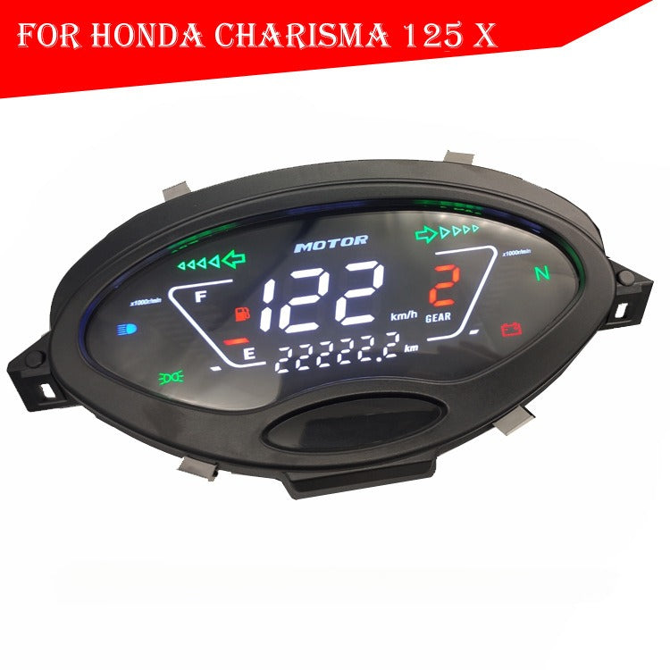 Honda WAVE125S & CHARISMA125X Digital Speedometer Assembly | LCD Electronic Meter - OEM Replacement