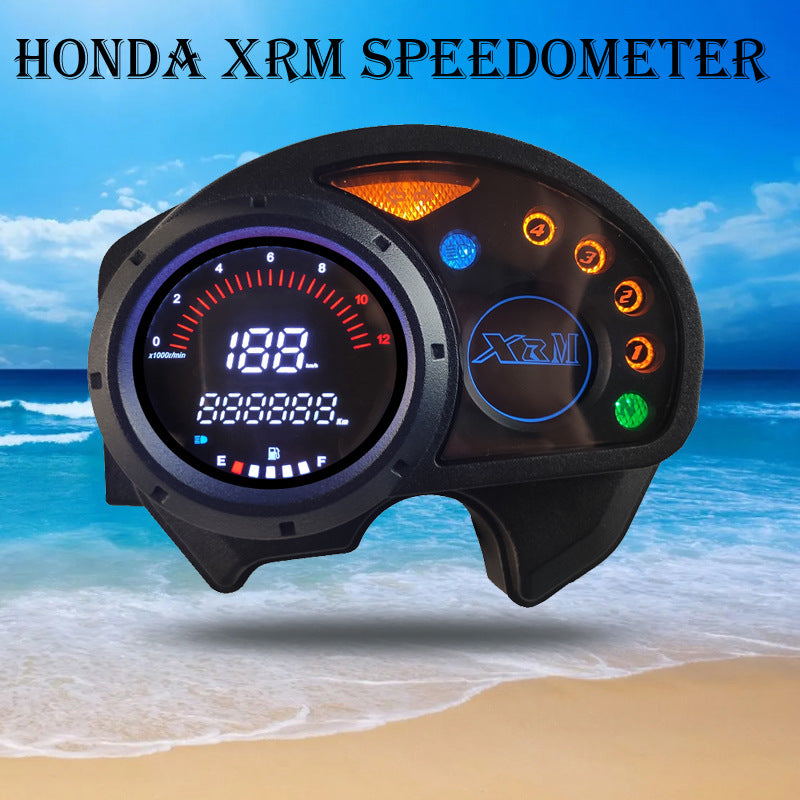 Honda XRM110 & RS125 Scooter Digital Dashboard - OEM Gauge Assembly for Indonesia & Philippines Export | Plug & Play Upgrade