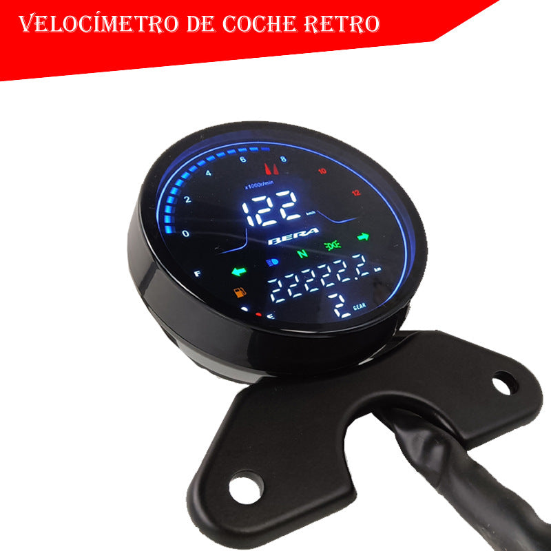 Honda CG125 Retro Gauge - RT250-C Cruiser Tachometer Dashboard | Hot Selling Round Digital Meter for South America