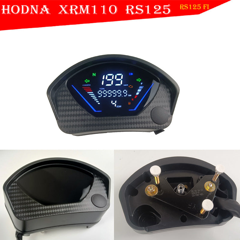 New Honda XRM110 & RS125 FI Scooter Dashboard - OEM Digital Gauge Assembly | Philippines Best Seller