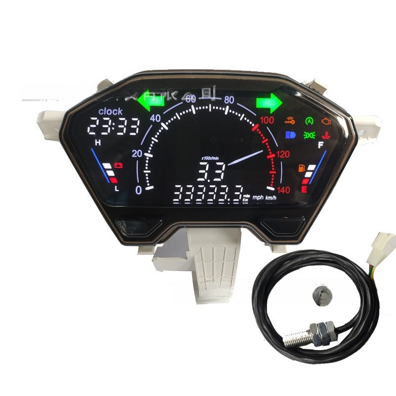 Honda Click Vario 160 Digital Speedometer | Motorcycle Electronic Dashboard Assembly - Replacement