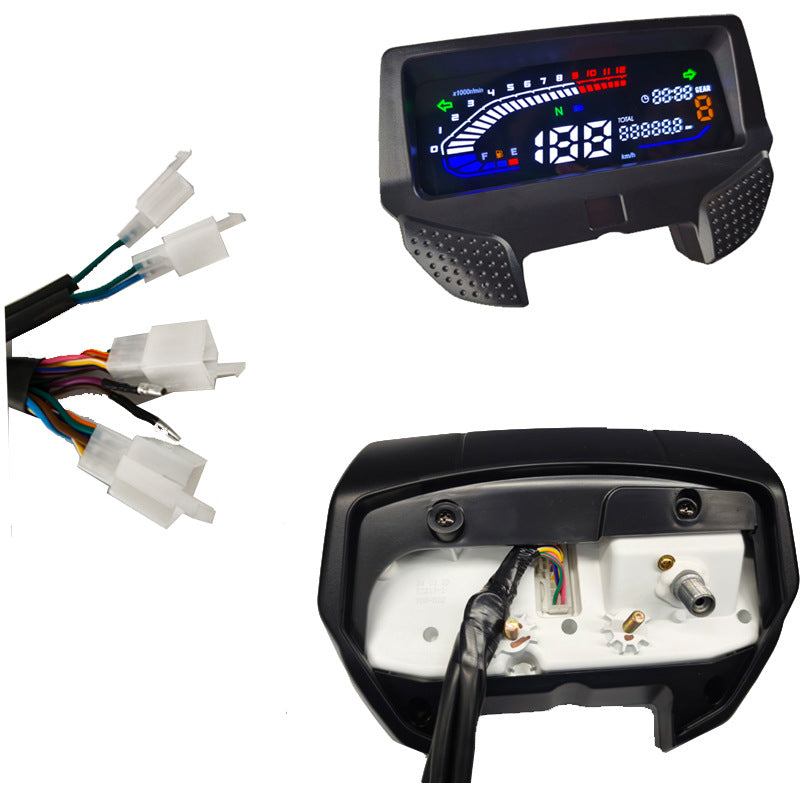 Universal DREAM110 Scooter Digital Dashboard - 12V LCD Odometer Assembly for Thailand, Malaysia, Vietnam & South America