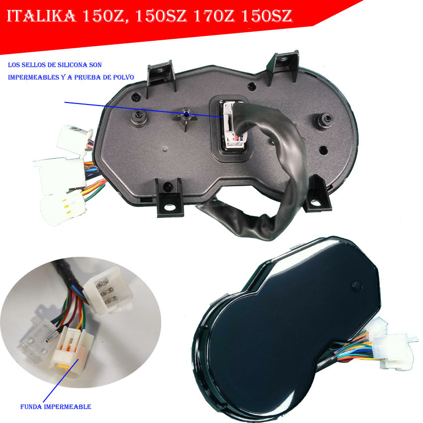 South America  ltalika 150z 150sz 170z motorcycle LED LCD instrument electronic code meter