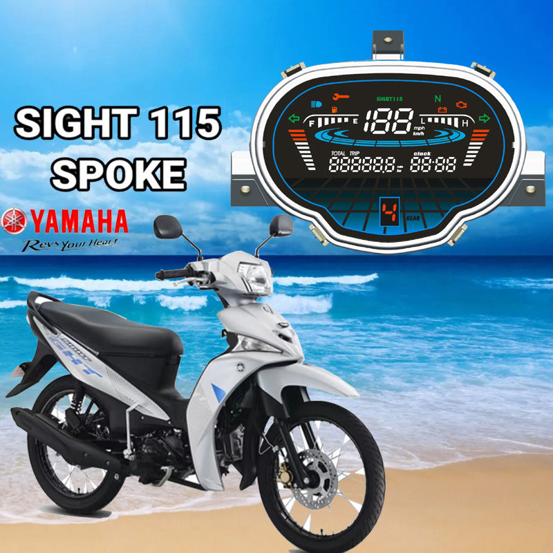 Yamaha Crypton SIGHT115 & Euro Rapido 110 Scooter Dashboard - OEM Digital Gauge Cluster | Latin America Parts