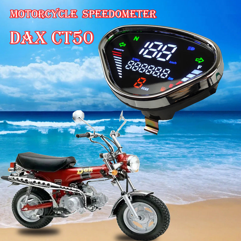 New Honda DAX CT50 & Monkey Digital Dashboard - Universal Odometer for Jincheng JC70 Scooters