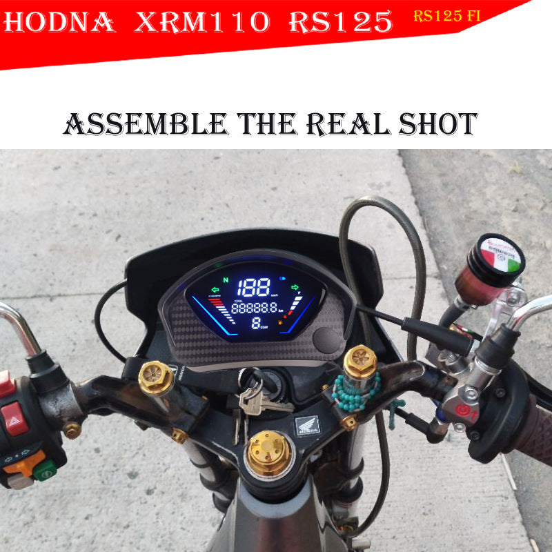 New Honda XRM110 & RS125 FI Scooter Dashboard - OEM Digital Gauge Assembly | Philippines Best Seller