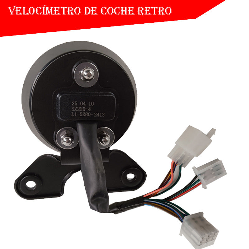 Honda CG125 Retro Gauge - RT250-C Cruiser Tachometer Dashboard | Hot Selling Round Digital Meter for South America