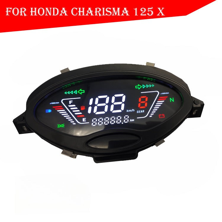 Honda WAVE125S & CHARISMA125X Digital Speedometer Assembly | LCD Electronic Meter - OEM Replacement