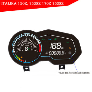 South America  ltalika 150z 150sz 170z motorcycle LED LCD instrument electronic code meter