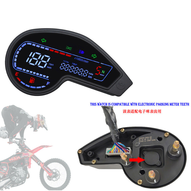 Italika DM250X & Vento Crossmax 250 Pro Motorcycle Gauges - OEM Digital Dashboards | Top Selling in South America