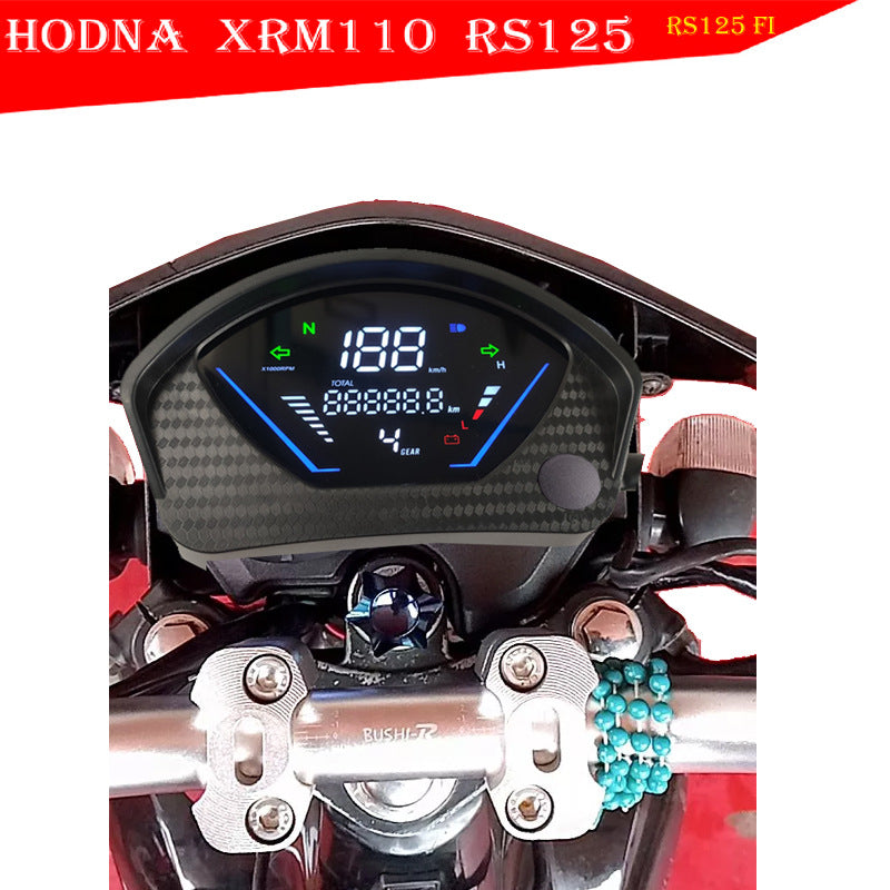 New Honda XRM110 & RS125 FI Scooter Dashboard - OEM Digital Gauge Assembly | Philippines Best Seller