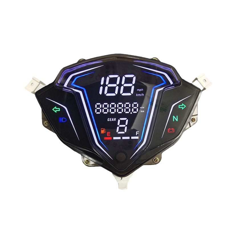 SRL115 FI & Lagenda 115Z Scooter Digital Dashboard - 12V LCD Gauge Assembly for Thailand, Malaysia, Indonesia Export