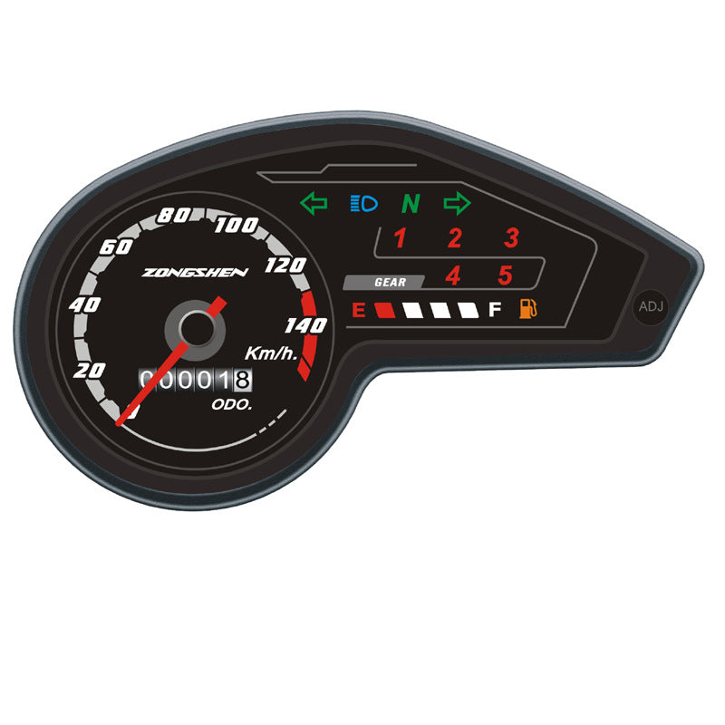 Crossmax150/XR190 LED Hybrid Gauge - Universal Fit for DM MRX CRF Motorcycles w/ Backlight