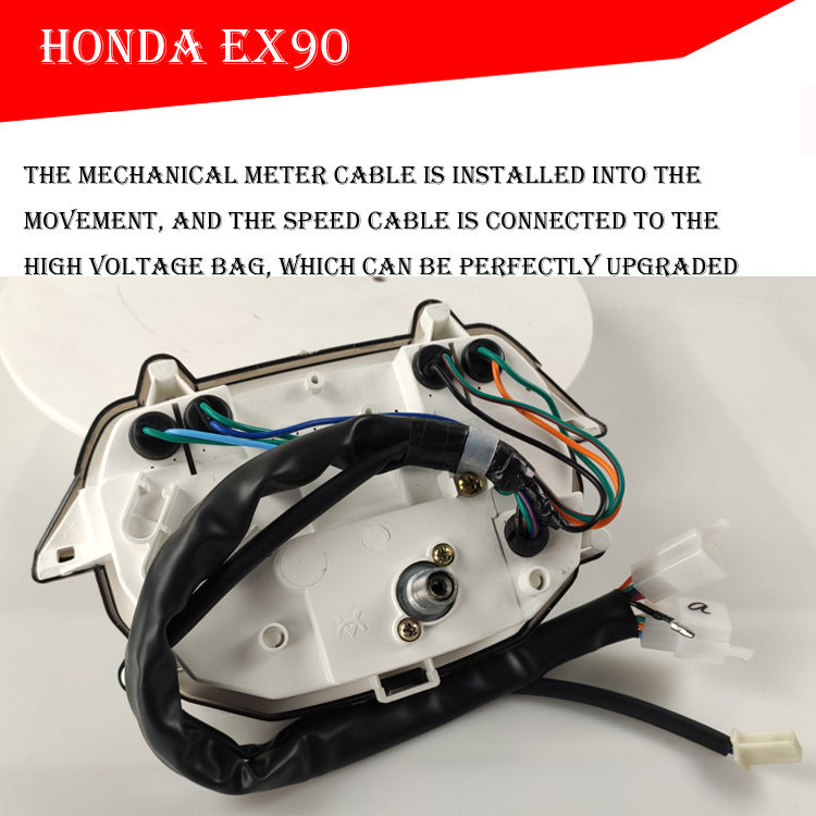 Universal Dayang 100 Motorcycle Meter Fits Honda EX90 | Tachometer Dashboard Assembly for Southeast Asia Export
