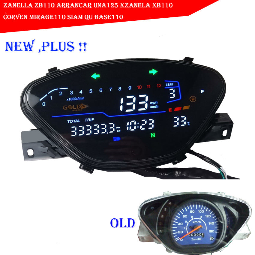 Kymco Visar, Zanella ZB110, XB110 & Corven Mirage 110 Motorcycle Dashboards | Argentina Parts