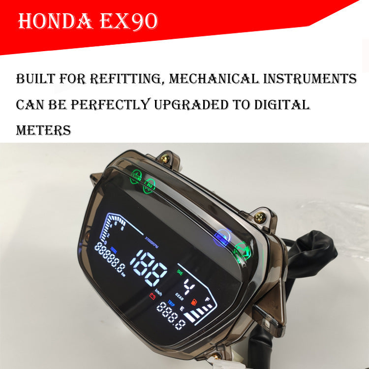 Universal Dayang 100 Motorcycle Meter Fits Honda EX90 | Tachometer Dashboard Assembly for Southeast Asia Export