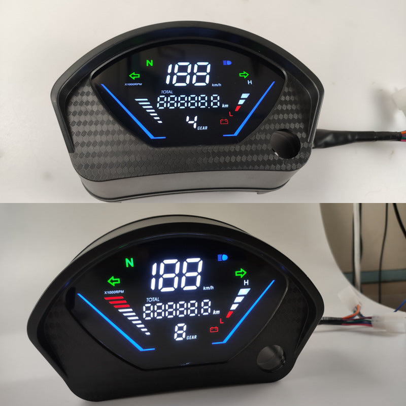 Honda CD70 & Jialing JL70 Motorcycle Gauge Set - OEM Digital Dashboard Assembly for Costa Rica Export