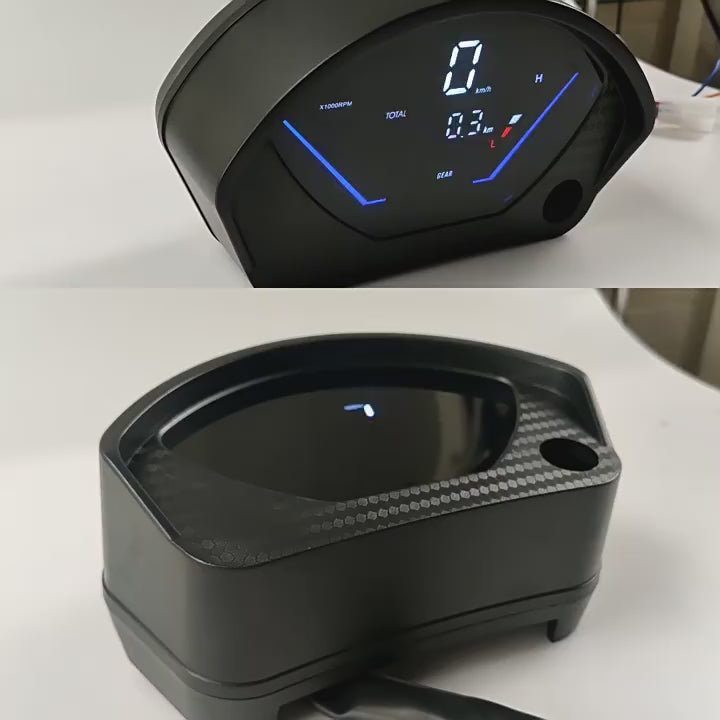 Honda CD70 & Jialing JL70 Motorcycle Gauge Set - OEM Digital Dashboard Assembly for Costa Rica Export