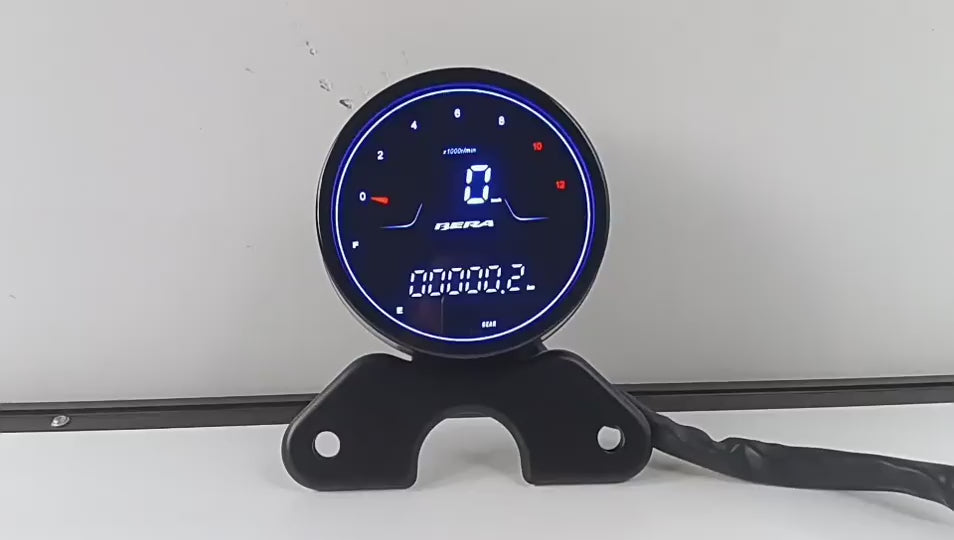 Honda CG125 Retro Gauge - RT250-C Cruiser Tachometer Dashboard | Hot Selling Round Digital Meter for South America